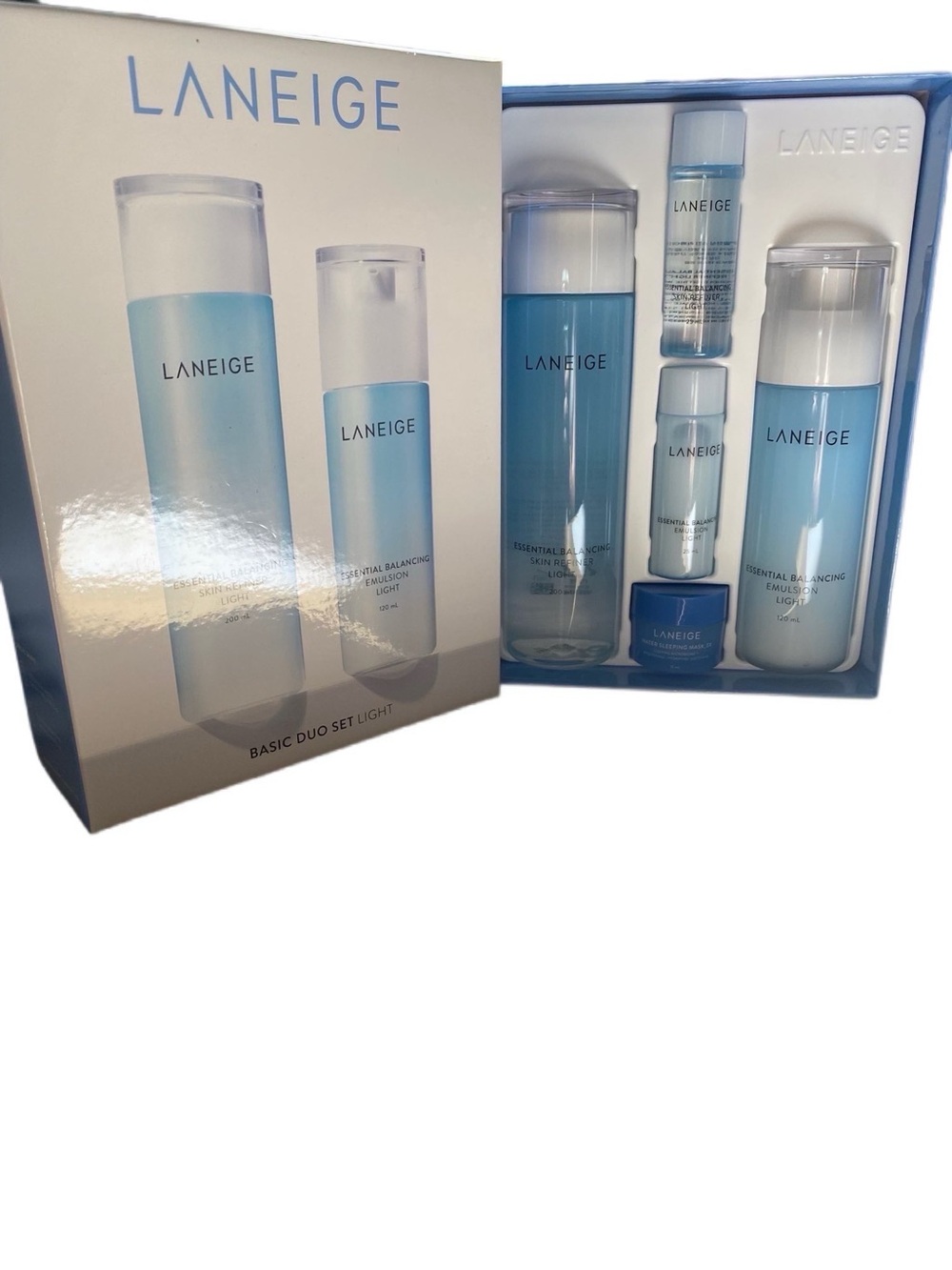 LANEIGE Blue Essential Balancing Skincare Set NEW IN BOX